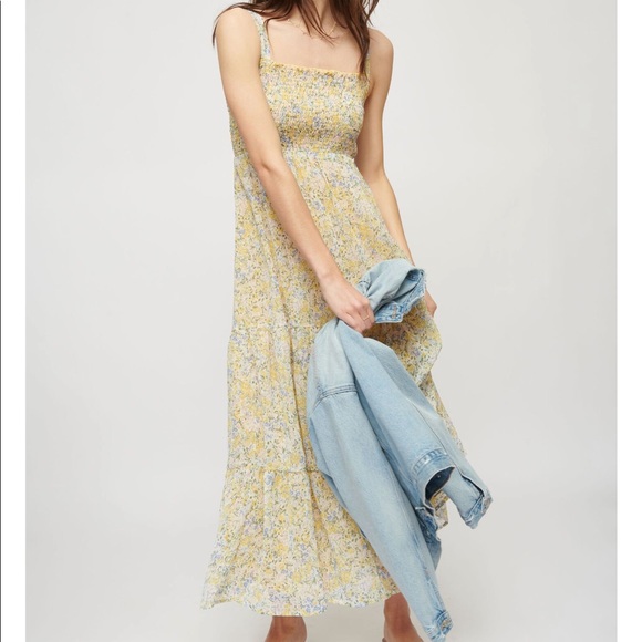 Dynamite Dresses & Skirts - Dynamite Bea Smocked Maxi Dress